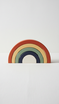 Arc-en-ciel à empiler en bois naturel