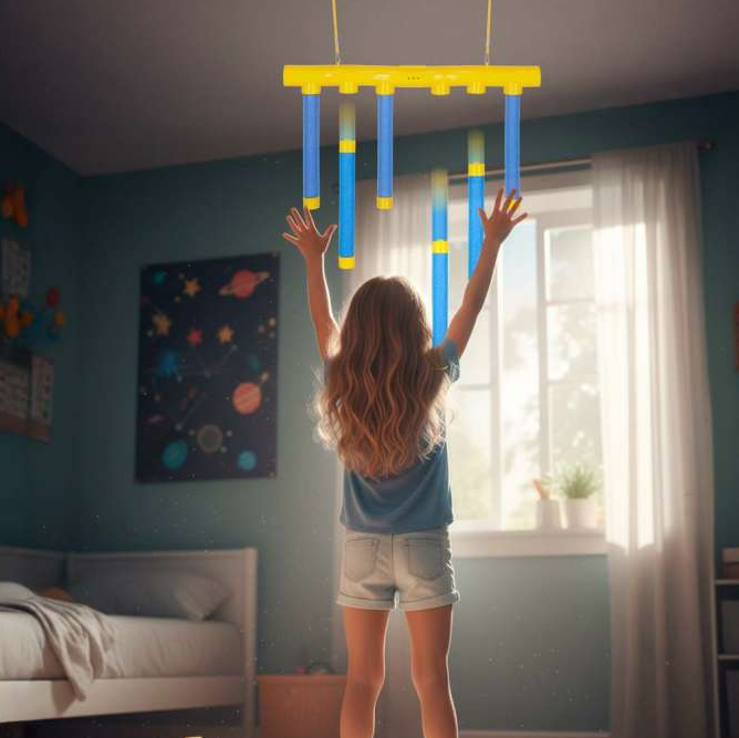 Jeu d’Acrobatie et de Réflexe – Bâtons à Attraper Suspendus (Jeu d'Aptitude et de Réactivité)