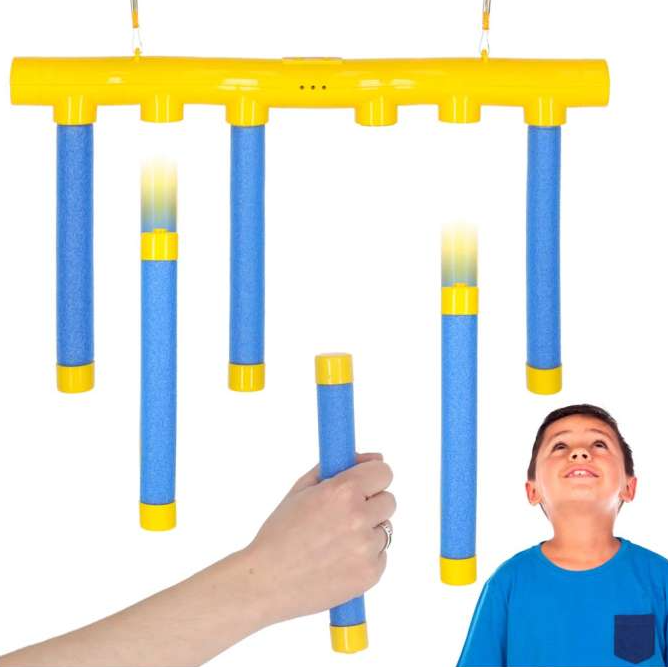 Jeu d’Acrobatie et de Réflexe – Bâtons à Attraper Suspendus (Jeu d'Aptitude et de Réactivité)