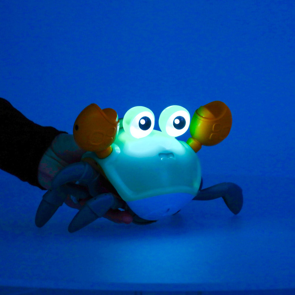Crabe interactif lumineux et musical