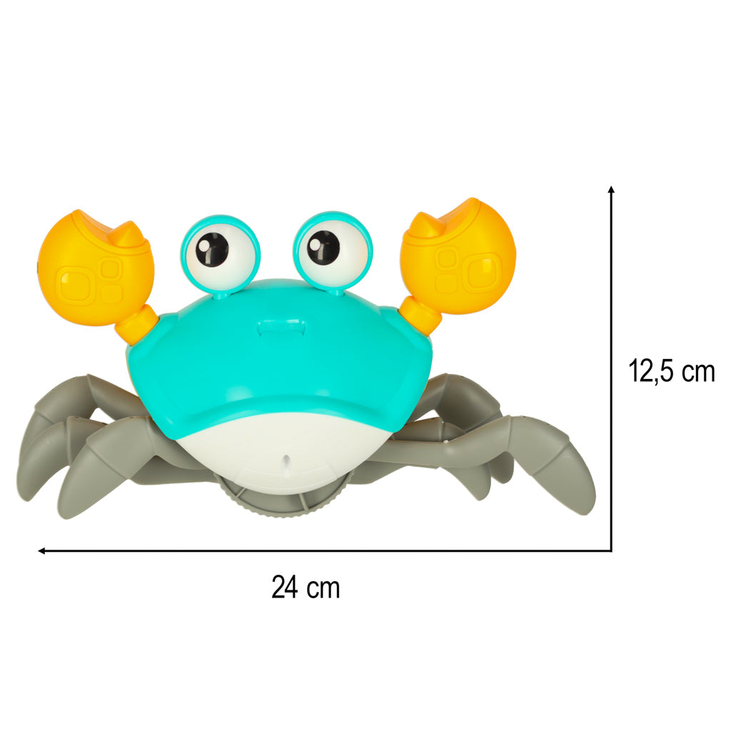 Crabe interactif lumineux et musical