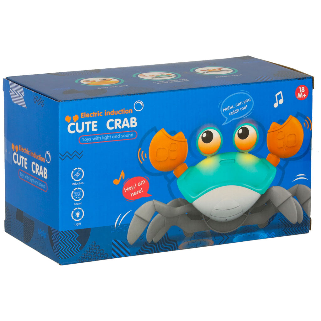 Crabe interactif lumineux et musical