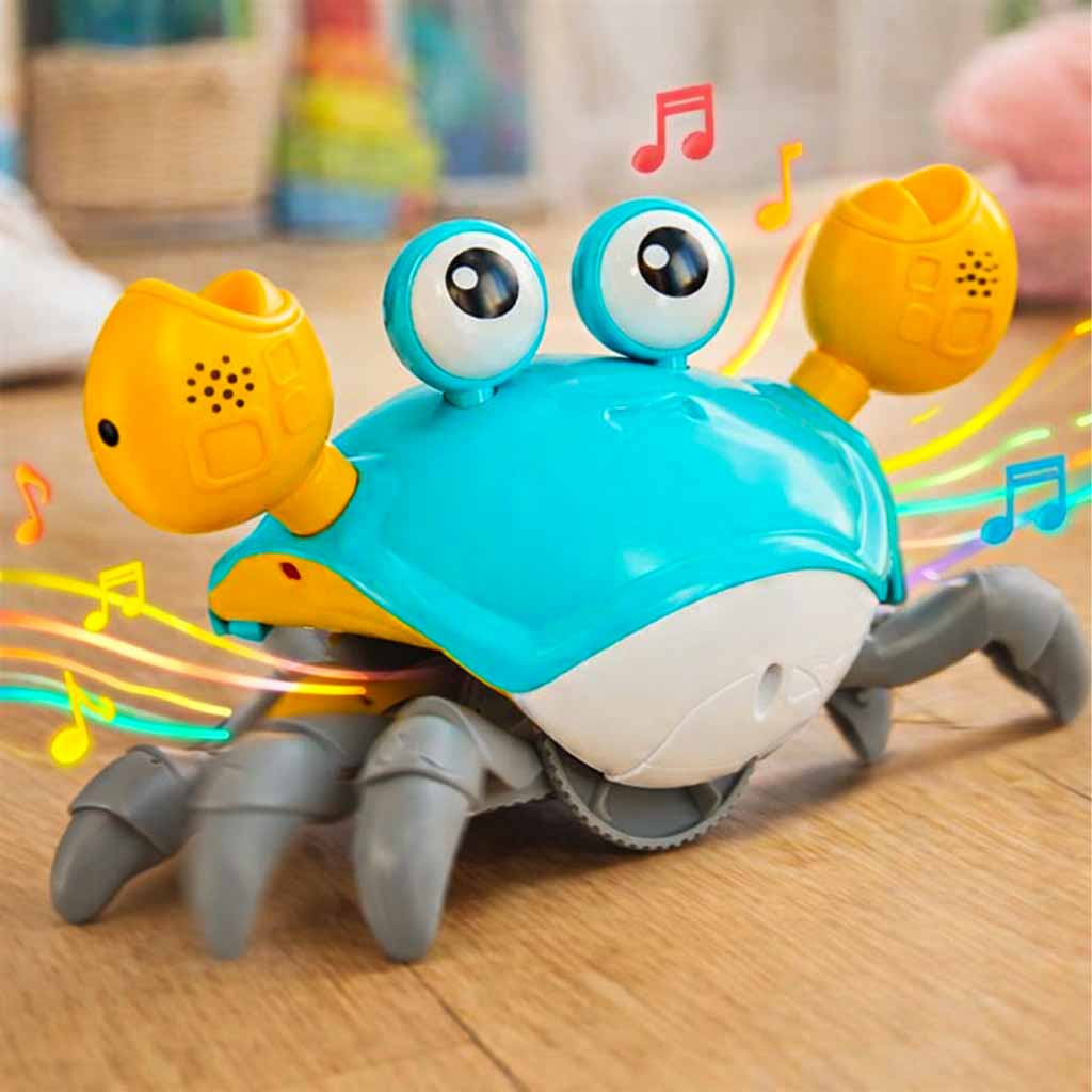 Crabe interactif lumineux et musical