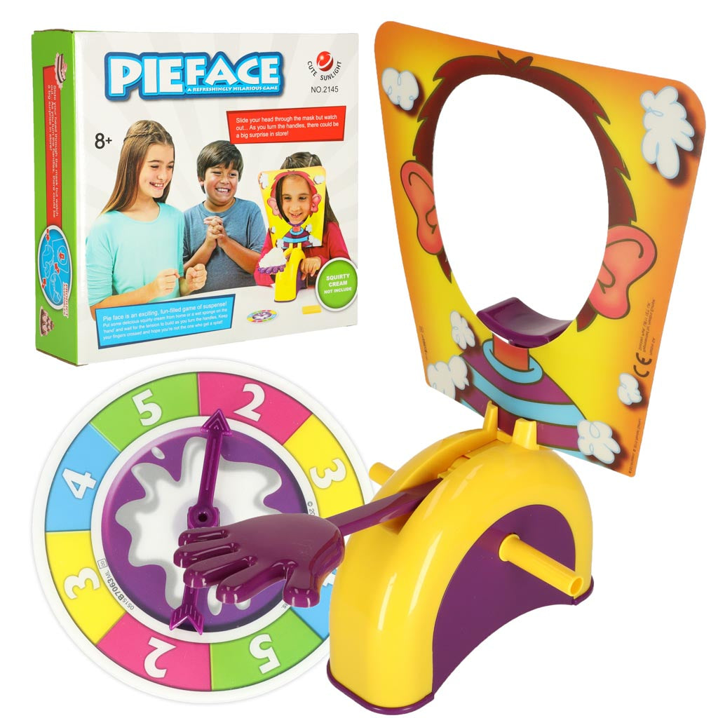 Jeu de Société Pie Face (Tarte à la Crème) – Jeu d'Ambiance Rigolo pour Enfants et Famille