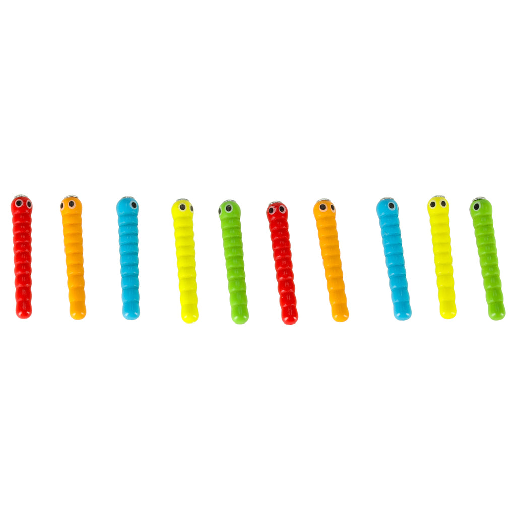Jeu d’Éveil en Bois Pêche Magnétique – Attrape les Vers dans la Pomme Montessori (Motricité Fine)