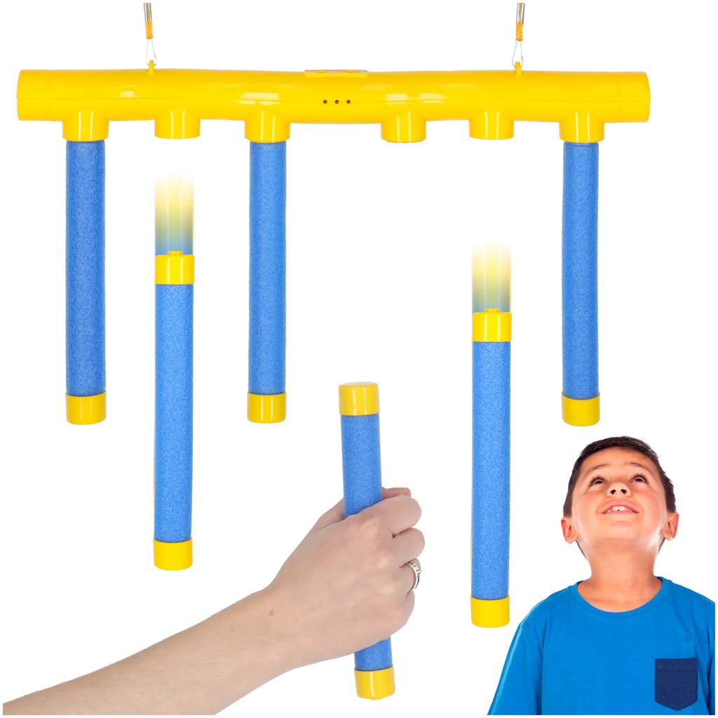 Jeu d’Acrobatie et de Réflexe – Bâtons à Attraper Suspendus (Jeu d'Aptitude et de Réactivité)